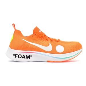 Nike Zoom Fly Mercurial Off-White Total Orange, 10.5, NEW
